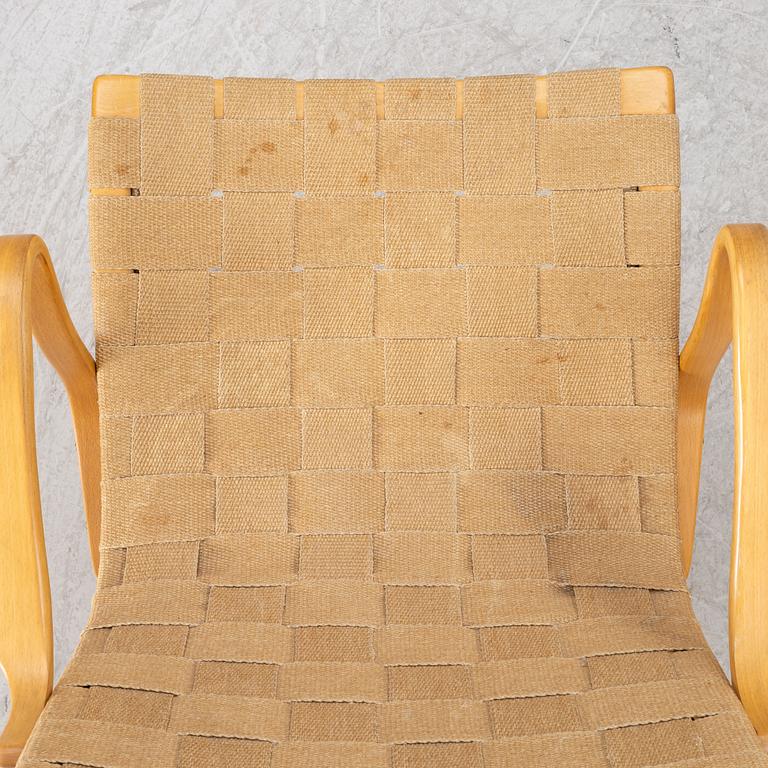 Bruno Mathsson, a pair of 'Eva', armchairs, Karl Mathsson, 1976.