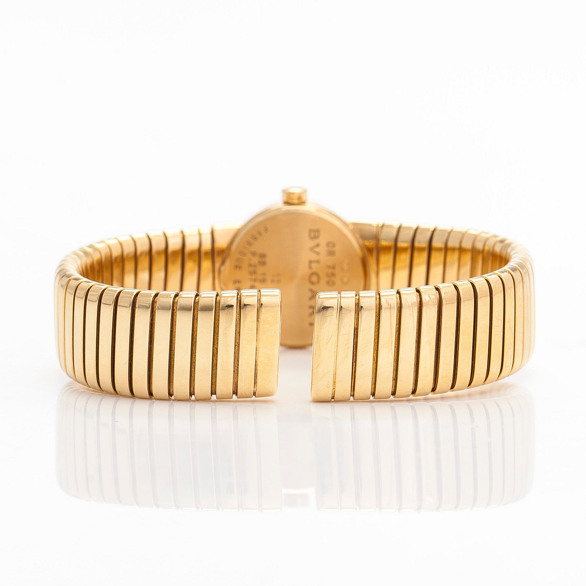 Bulgari, Tubogas, wristwatch, 19 mm.