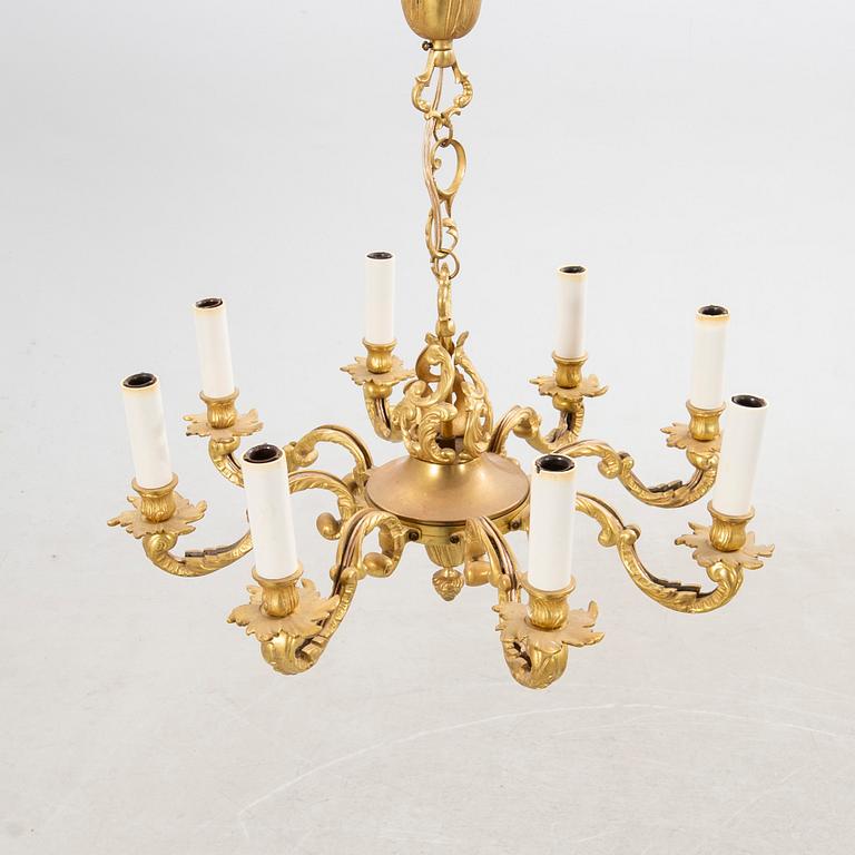Ceiling lamp Louis XV style, first half of the 20th century.