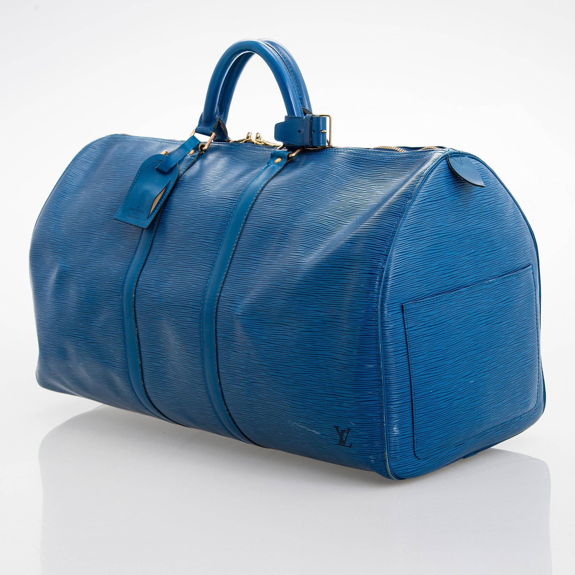 Louis Vuitton, A Epi Leather 'Keepall 55' Bag.