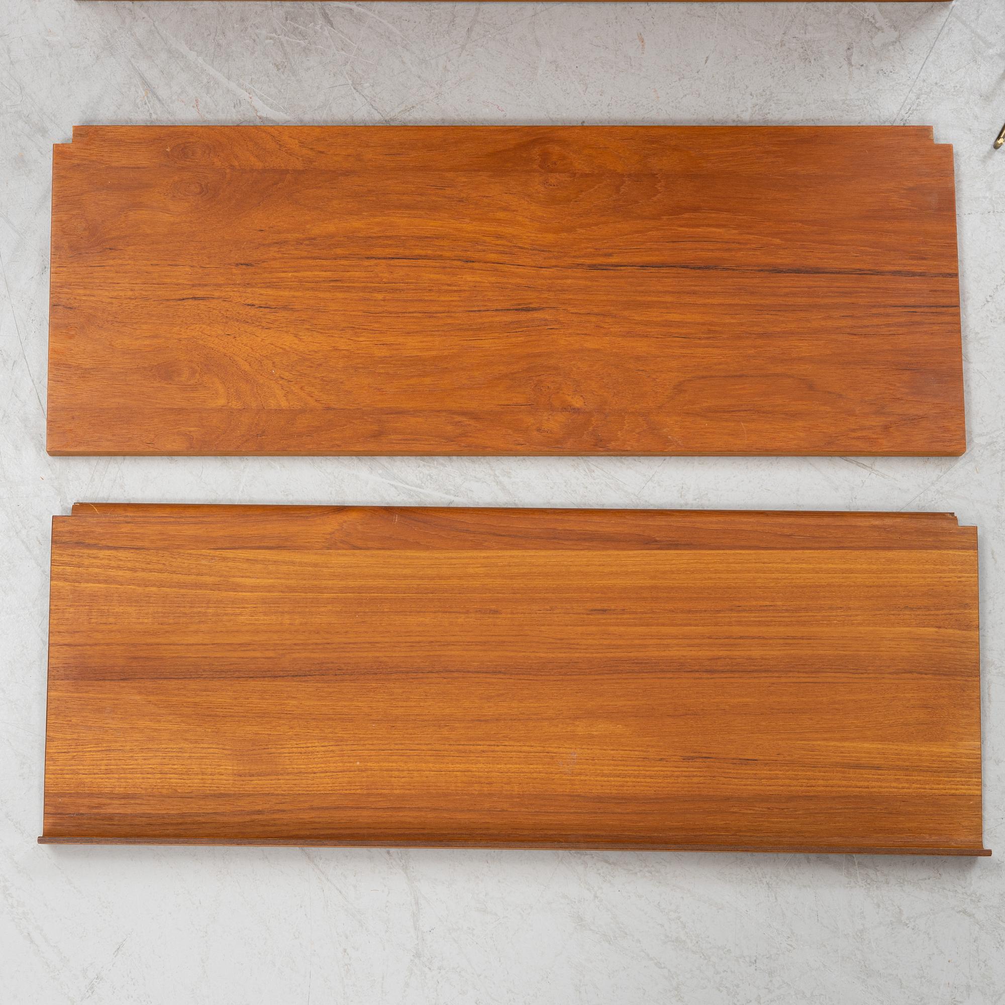 Poul Cadovius, a teak veneered 'Royal System' shelf system, Denmark,