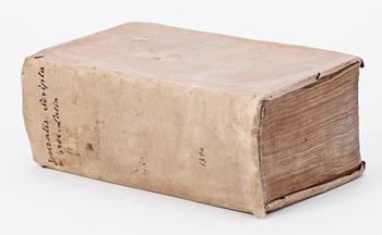 BOK, "Isocratis Scripta qvae qvidem nunc extant..." övers Hieronymo Wolfio, Basel 1594.