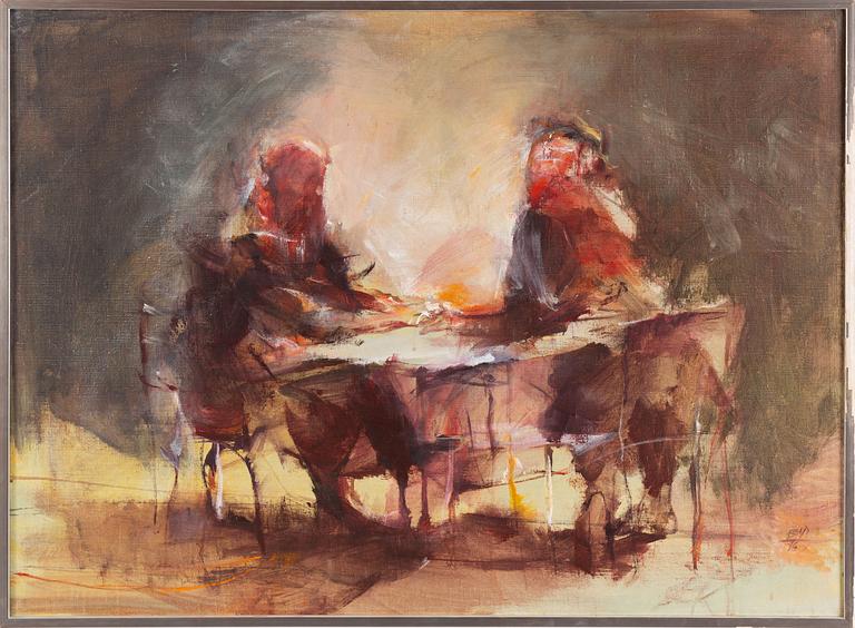 Berndt Wennström, olja på duk, signerad.