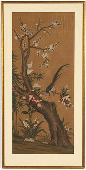 Okänd konstnär, färg på papper, kina, tidigt 1900-tal.