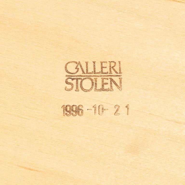 ÅKE AXELSSON, six 'Gästis' chairs from Galleri Stolen, 1996.