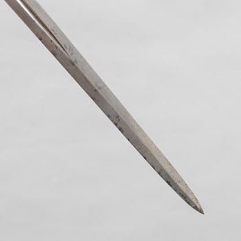 Sabel, svensk, 1800-tal.