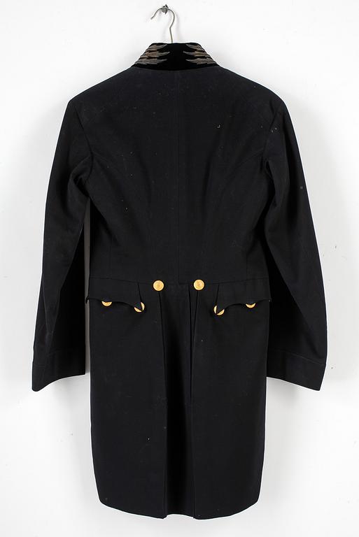 ÄMBETSMANNAUNIFORM, BICORN samt FOTOREPRODUKTION, Sverige tidigt 1900-tal.