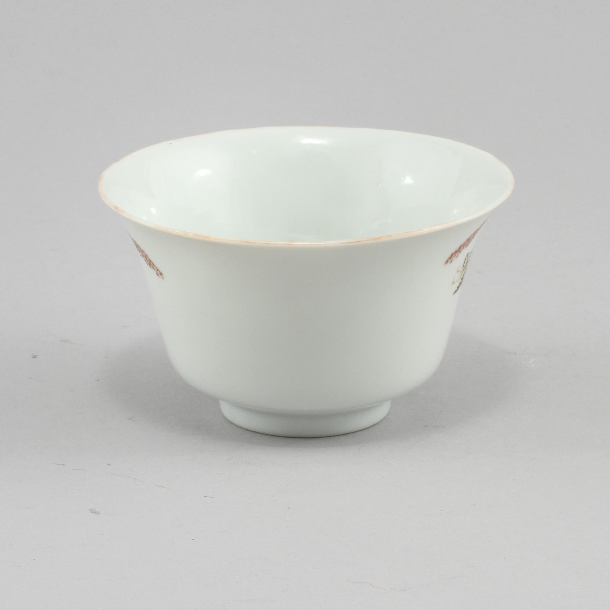 SKÅL, porslin, Kina, 1900-tal.