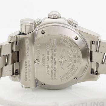 Breitling, Emergency Mission, chronograph, wristwatch, 45 mm.