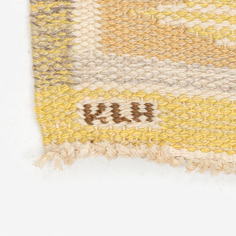 Ingrid Dessau, a carpet, 'Pilevall, gul', flat weave, c 225 x 180 cm signed KLH ID.