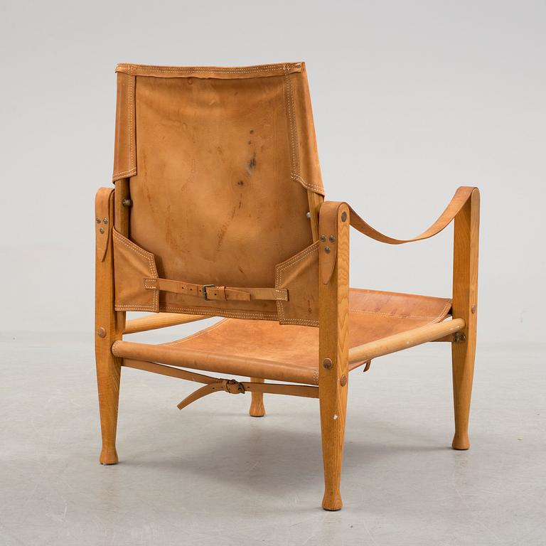 A 'Safari' armchair by Kaare Klint, Denmark.