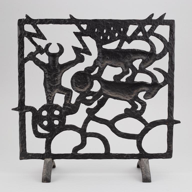 Olle Hermansson, Fire fender, cast iron, Huskvarna.