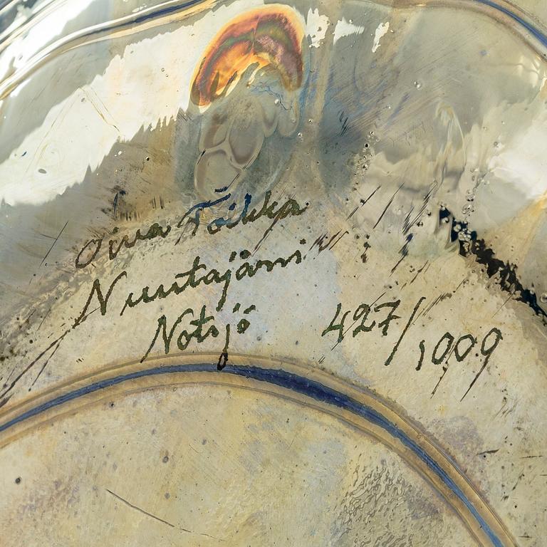 Oiva Toikka, glassfågel, signerad Oiva Toikka Nuutajärvi Notsjö 427/1000.
