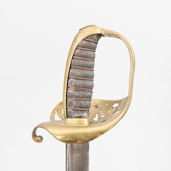 Sabel m/1859 för officer vid Infanteriet.