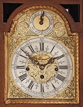 BIBLIOTEKSUR, spindelgång, kvartsslag, Balthasar Holtzman, Wien (levnadsår ca1722-1754).