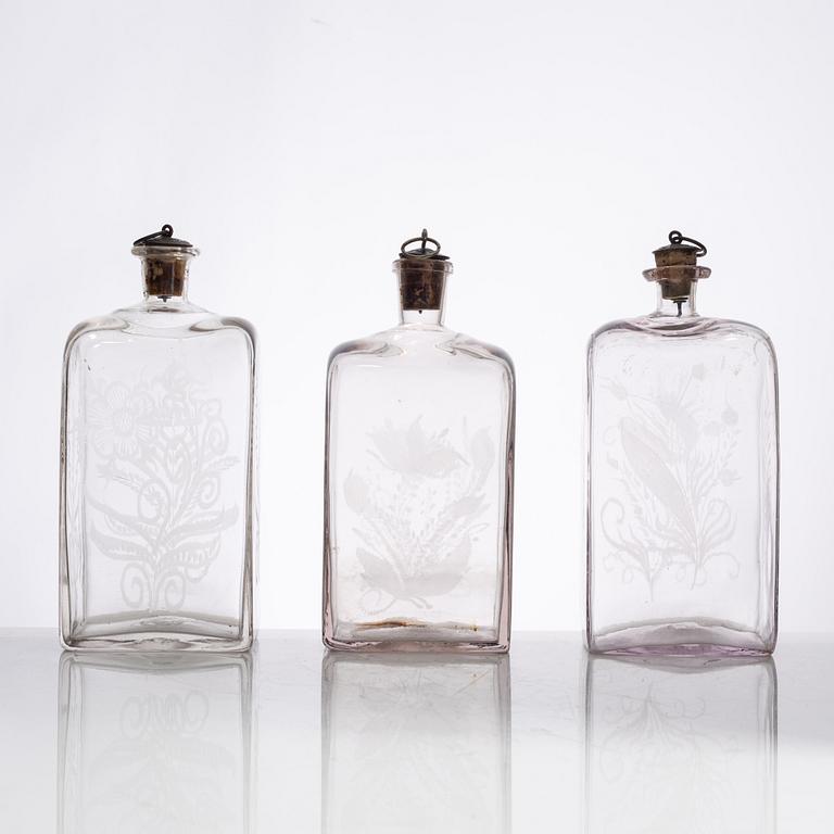 A flask box, first half of the 19th Century.