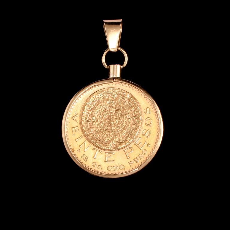 GULDMYNT, 18 k, Mexico, 1959. Vikt 19 g.