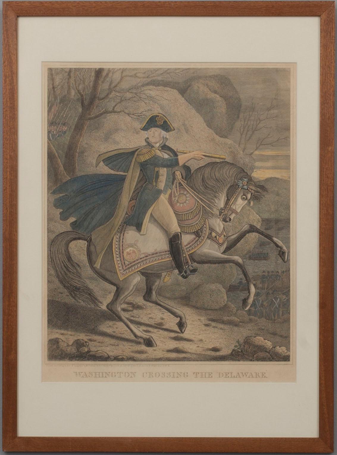 PHELPS, HELEN, handkolorerad litografi, 1800-tal.