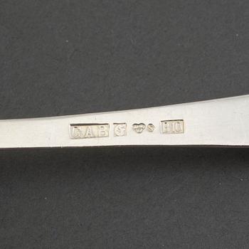 30 pieces of silver cutlery "Rosenholm", GAB, Stockholm, ca 1965-1979. Weight ca 1422 grams.