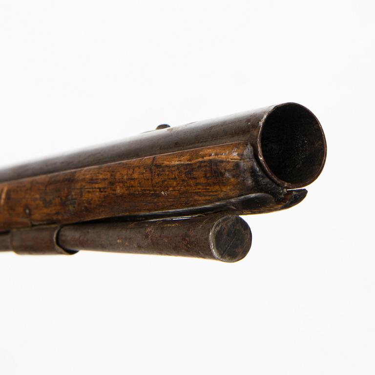 A Flintlock rifle by Joseph Griffin, London, second half of 18th Century.