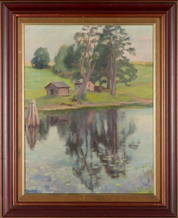 Hanna Suomalainen, oil on canvas, signed.