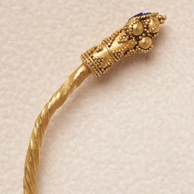 Armring, guld, Greko-Romersk-stil, sentida.