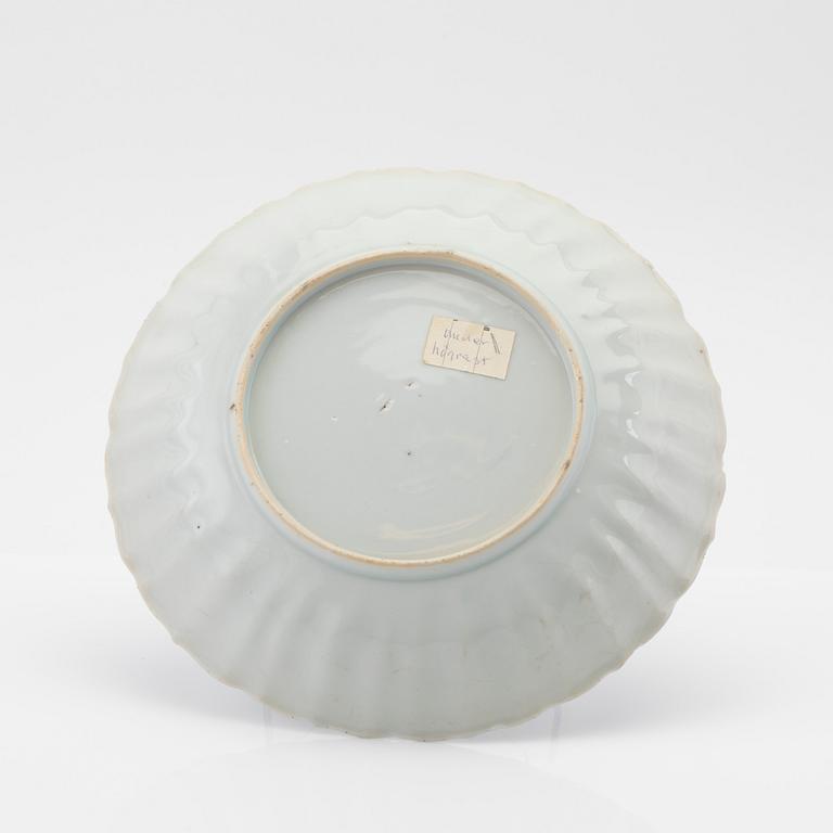 Fat, porslin, Kina, Kangxi (1662-1722).