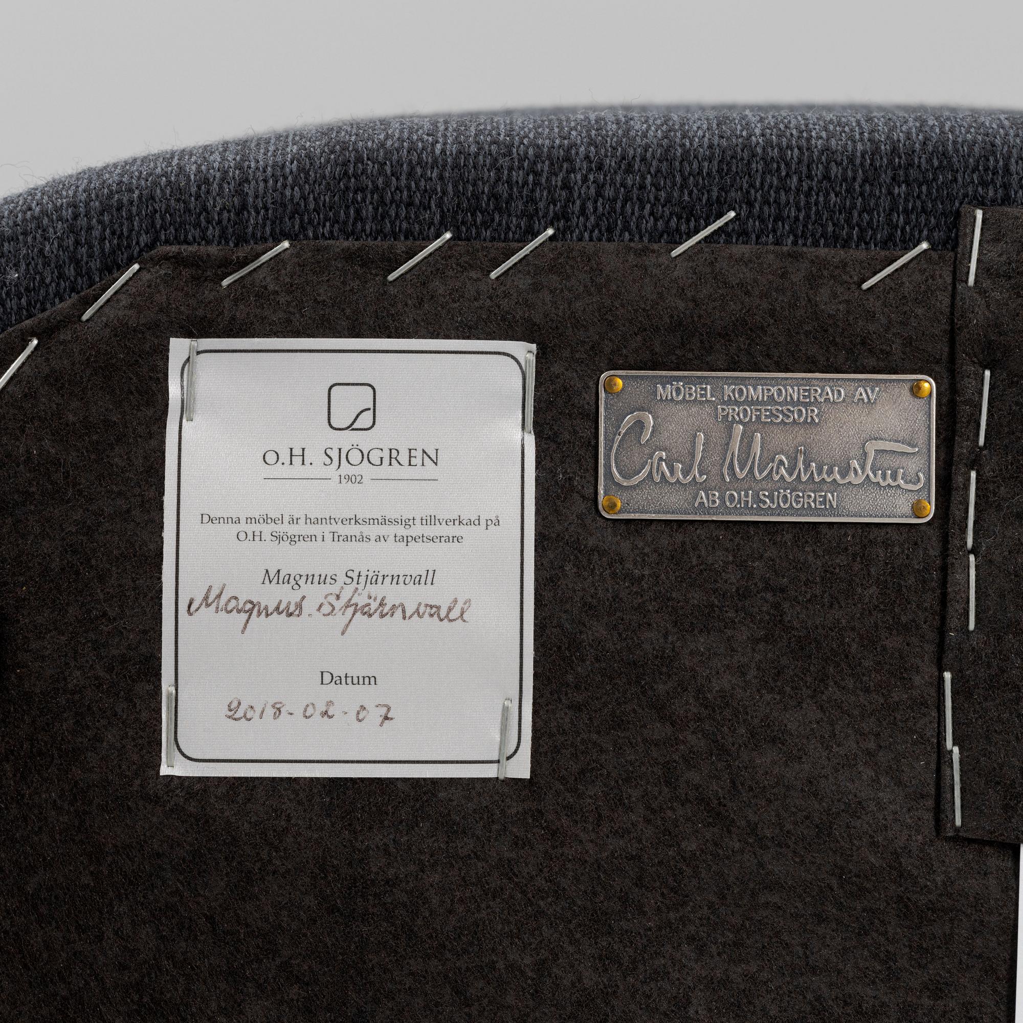 Carl Malmsten, fåtölj, "Samsas", OH Sjögren.