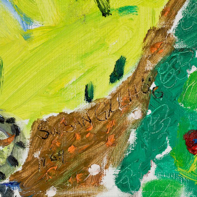 SUSANNE GILLHÖG, olja på duk. Sign och dat.