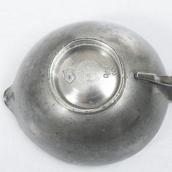 Firma Svenskt Tenn, sugar bowl and cream jug, Stockholm, 1953-54.