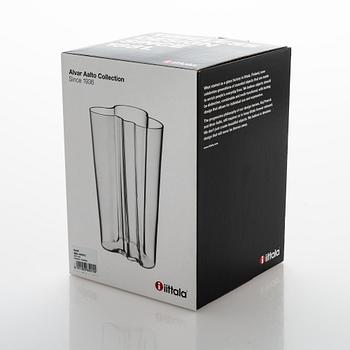 Alvar Aalto, maljakko, 201, 'Aavikko', merkitty Iittala.