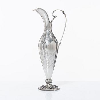 Jug, silver, Swedish import mark, first half of the 20th century.