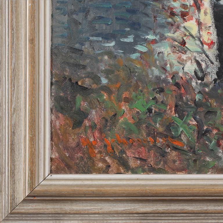 YO JOHANSSON, olja på duk, signerad.