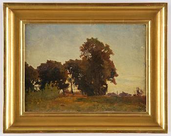 Carl Fredrik Hill, "Trädgrupp" ("Tree group").