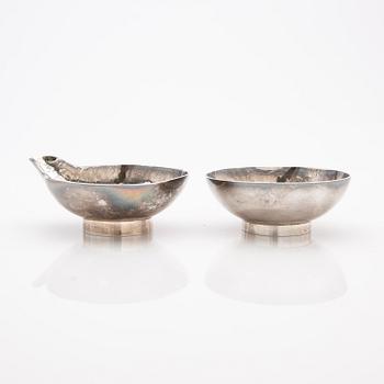 Elon Arenhill, Bowls, 2 pcs, sterling silver, Malmö, 1993.