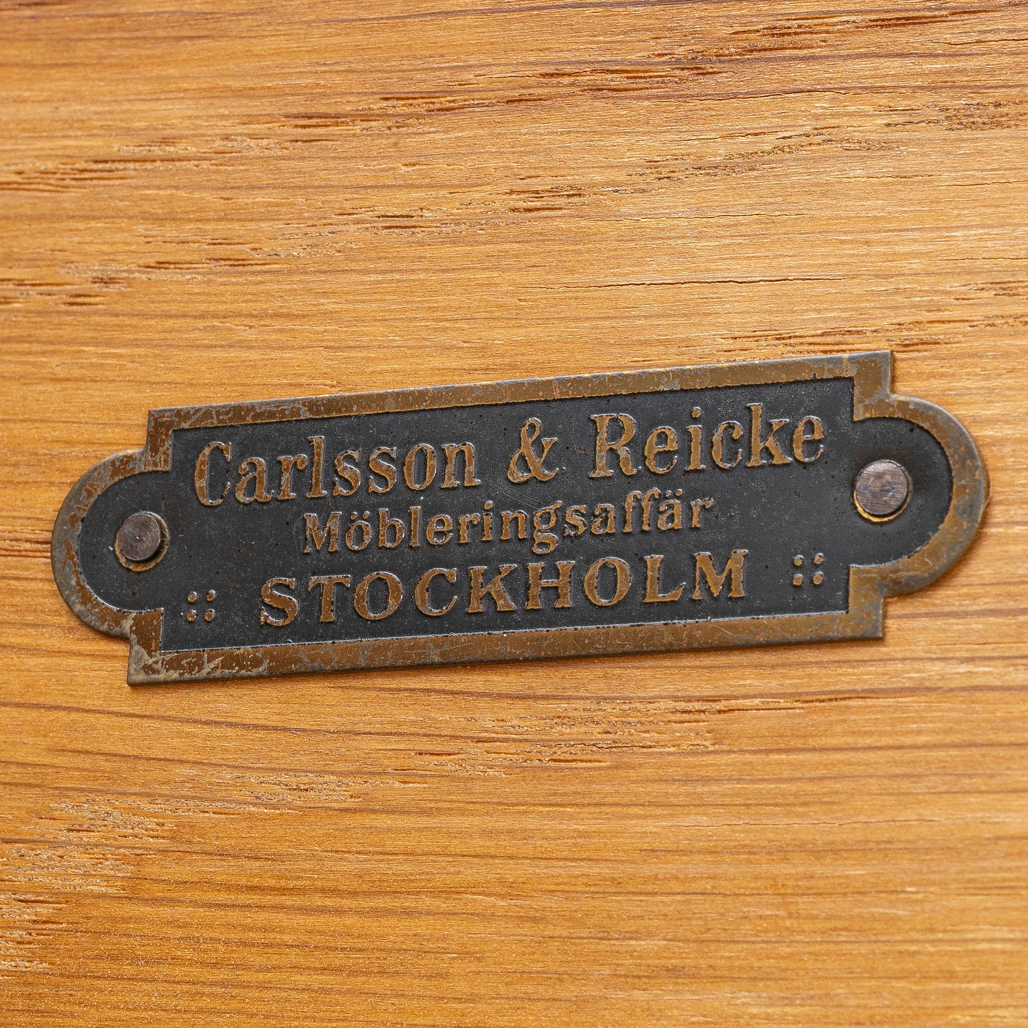 A cabinet, Carlsson & Reike FMöbleringsaffär, Stockholm, early 20th Century.