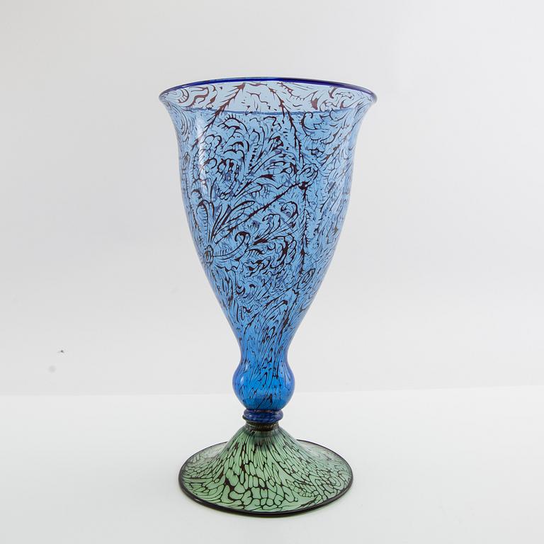 Edward Hald, Graal vase Orrefors early 20th century unsigned.