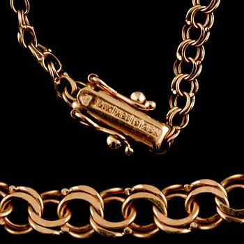 HALSLÄNK, 18K guld, NSE, Köping, 1996. Vikt 10,1 gram.