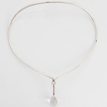 Vivianna Torun Bülow-Hübe, a silver necklace with pendant, executed in her own workshop, Stockholm 1964.