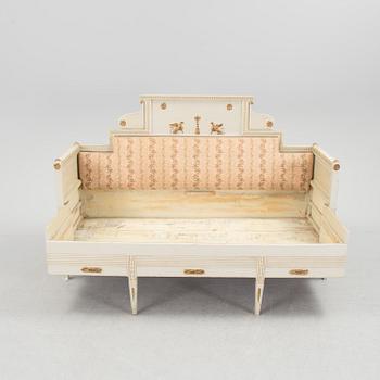 An early 1800s Gustavian sofa.