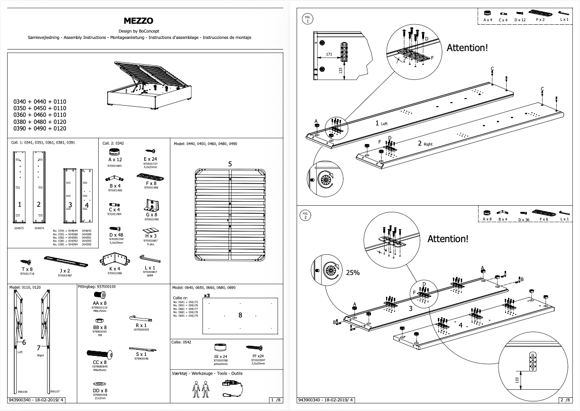 Morten Georgsen, bed "Element" for BoConcept 2000s.
