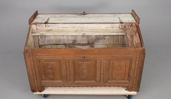 KISTA, ek, cassone, Nordeuropa 1700-tal.