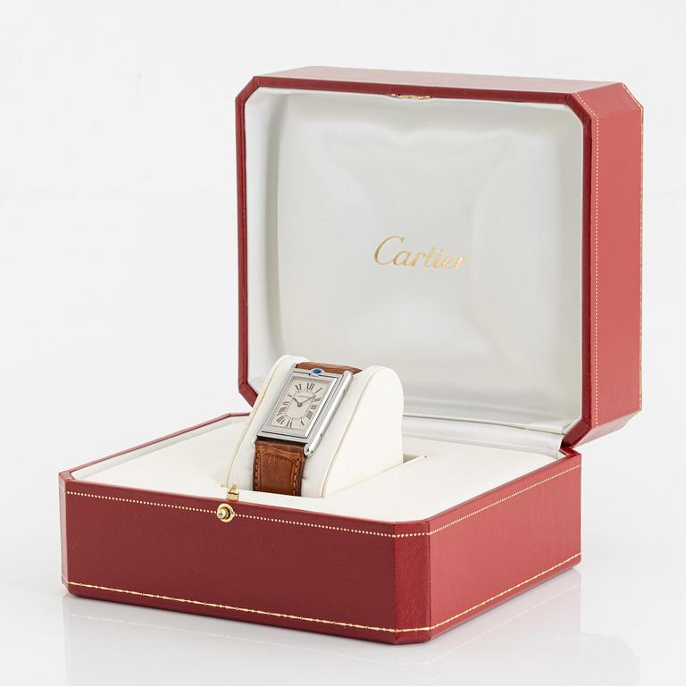Cartier, Tank Basculante, "Mécanique", ca 2005.