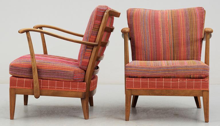 FÅTÖLJER, ett par, Knoll's Moderna Möbler, 1940-50-tal.