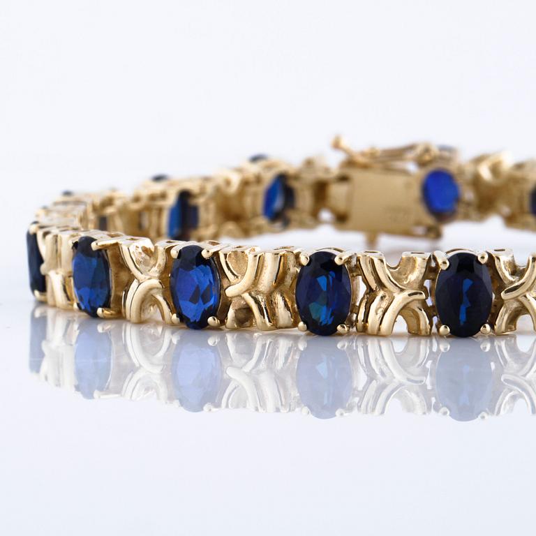 BRACELET, a sapphire bracelet.