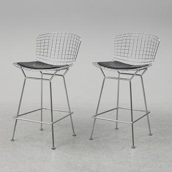 HARRY BERTOIA, barstolar, ett par, Knoll International.