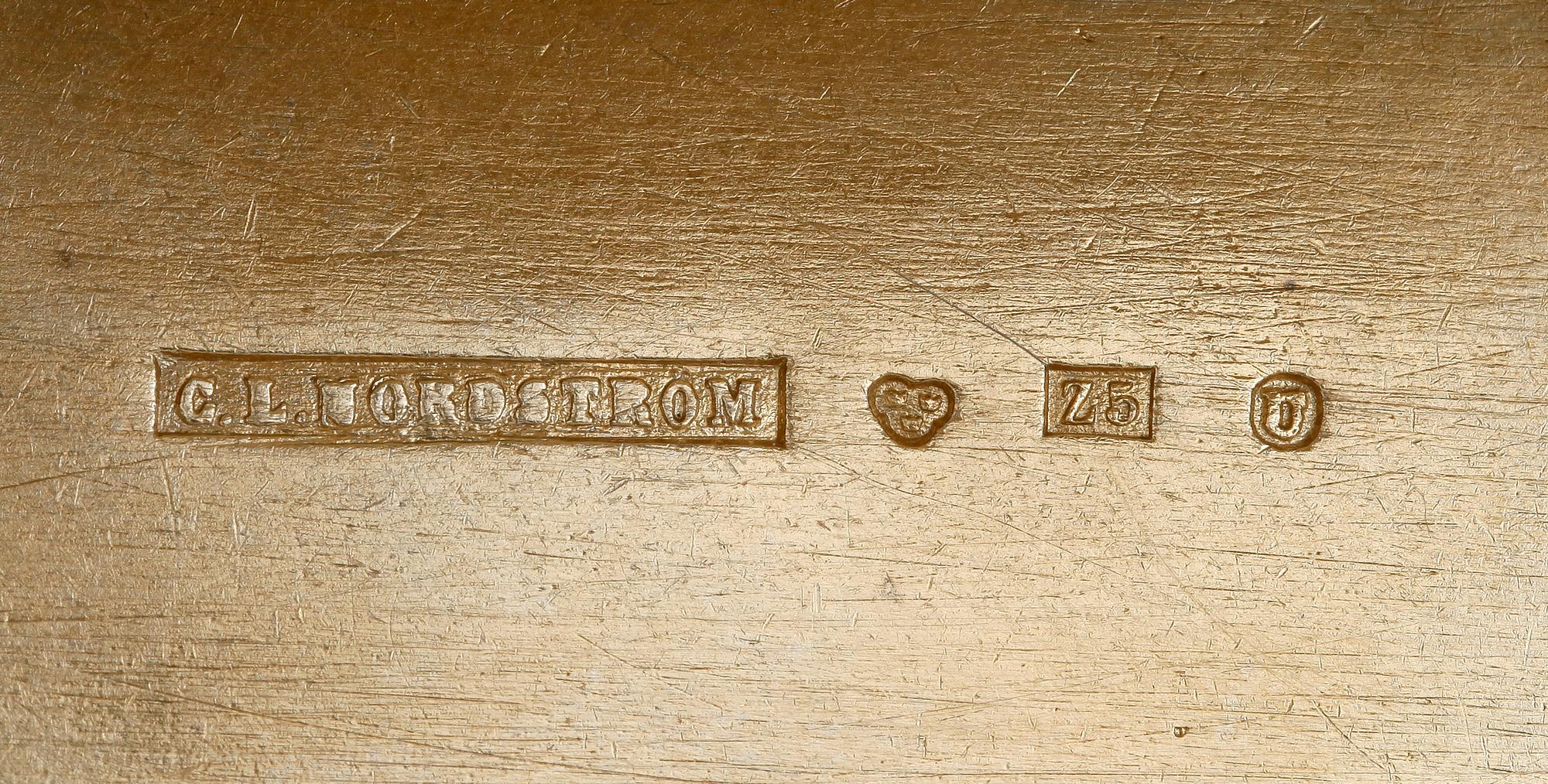 DOSOR, 3 st, silver, bla Guldsmedsaktiebolaget, Stockholm, 1900-tal.  vikt 223 gram.
