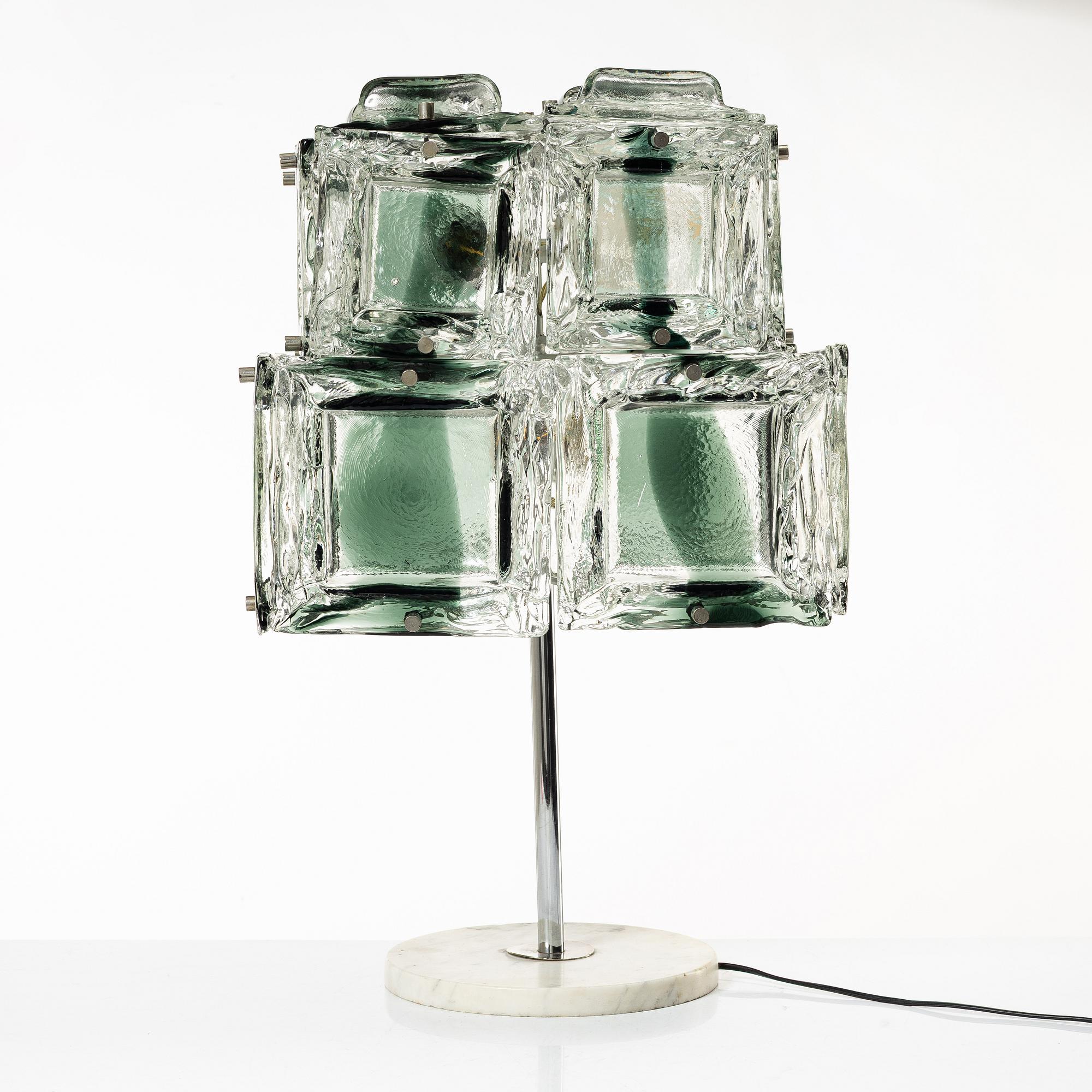 A table lamp, probably Italy, second half of the 20th century.