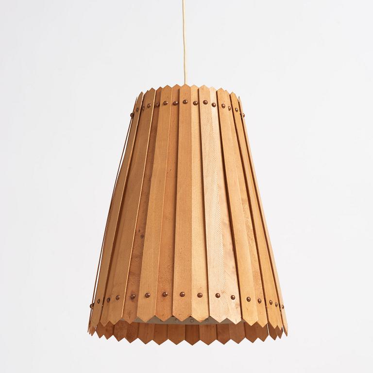 Carl-Axel Acking, & Sven Hesselgren, a ceiling lamp, Asea, 1940s.