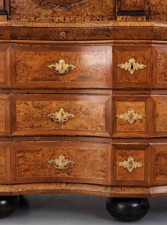 A Swedish late Baroque 18th century cupboard.